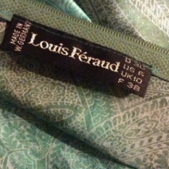 Louis Feraud Vintage Flutter Faux Wrap Dress - Picture 6 of 8